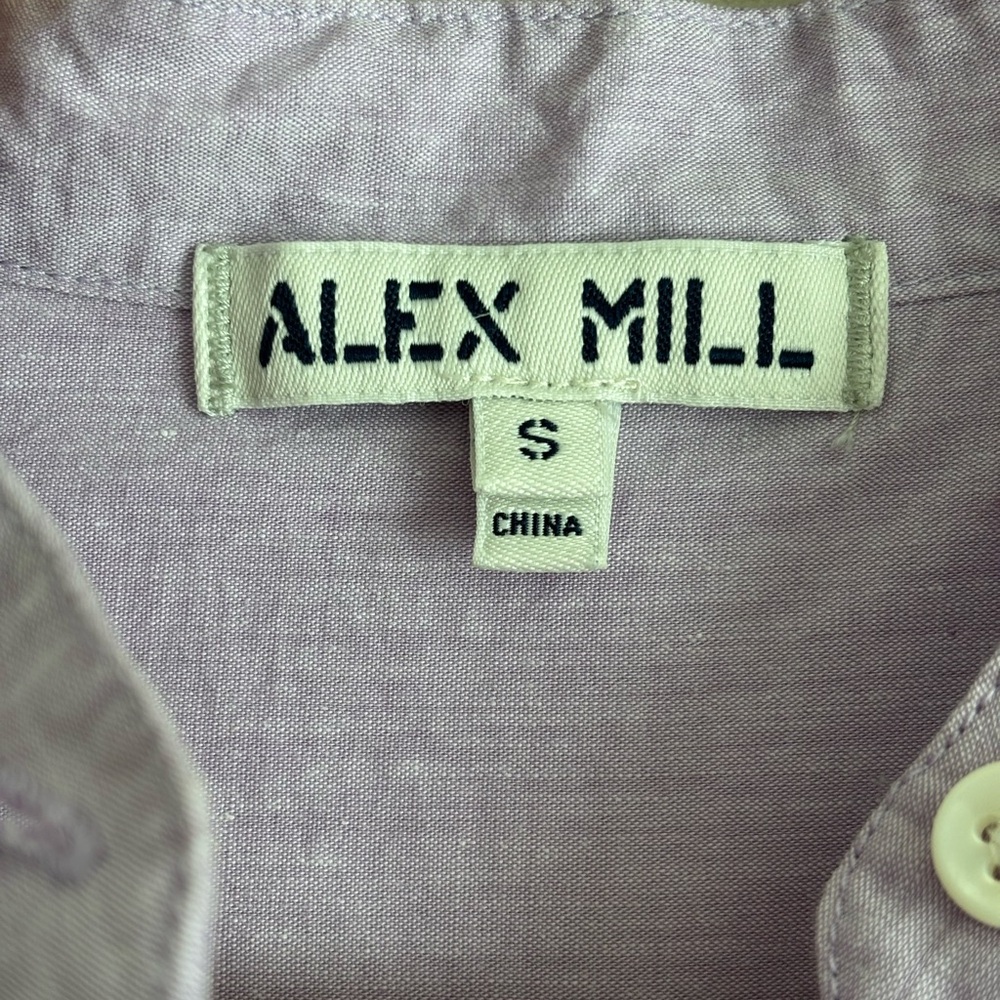 Alex Mill Lavender Button-Up Shirt - Picture 5 of 11